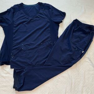 Navy Scrubstar 2XL Scrub Set